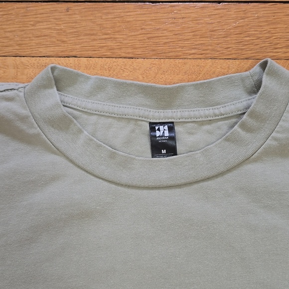 As Colour, Billie Eilish Blohsh Sage Green Tee, VGUC, Women's M - Picture 5 of 10